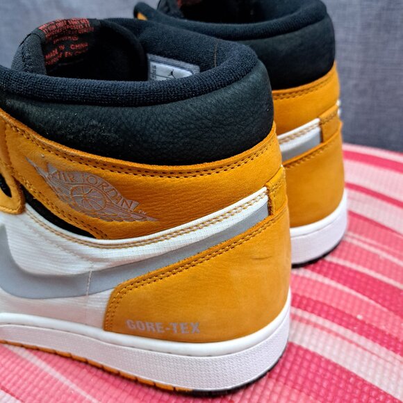 Size 10 Nike Air Jordan 1 Element Gore-Tex Men Light Curry Gold Sail DB2889-700 - Picture 4 of 14